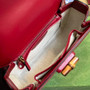 Gucci 675797 Bamboo1947 small top handle bag Red