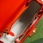 Gucci 675797 Bamboo1947 small top handle bag Orange Leather - Default Title - View 8