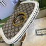 Gucci 699268 Blondie shoulder bag GG Supreme beige leather - Default Title - View 3