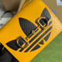 adidas x Gucci card case with Horsebit 702248 Off-black and yellow leather - Default Title - View 5