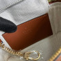 Gucci ‎723770 GG Matelassé top handle mini bag Brown leather - W16cm x H10.5cm x D5cm / Brown - View 9