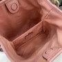 Gucci GG Emblem small bucket bag 815118 in GG Pink leather