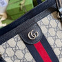 Gucci Ophidia large tote bag 631685 Blue GG Supreme - Default Title - View 5