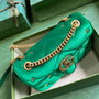Gucci GG Marmont Small Shoulder Bag 443497 Green Velvet - Default Title - View 7