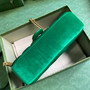 Gucci GG Marmont Small Shoulder Bag 443497 Green Velvet