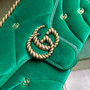 Gucci GG Marmont Small Shoulder Bag 443497 Green Velvet - Default Title - View 6