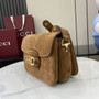 Gucci Horsebit 1955 Aura small shoulder bag, 847063 brown suede - Default Title - View 6