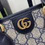 Gucci Ophidia mini tote bag 811716 in blue leather - Default Title - View 5