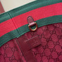 Gucci Totissima small tote bag 788211 in red GG canvas