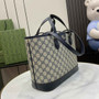 Gucci Ophidia small tote bag 765043 in blue leather - Default Title - View 2