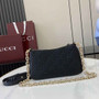 Gucci GG Emblem super mini bag 815278 in black leather - Default Title - View 3