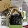 Gucci ‎�?02229 GG Matelassé leather small bag black