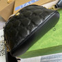 Gucci ‎‎702229 GG Matelassé leather small bag black - Default Title - View 6