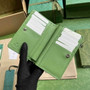 Gucci Blondie wallet 760336 in green leather