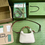 Gucci 746251 Diana small shoulder bag in beige leather - Default Title - View 9