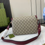 Gucci Horsebit 1955 Soft small shoulder bag 815178 in wine red gg