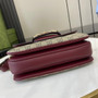 Gucci Horsebit 1955 Soft small shoulder bag 815178 in wine red gg
