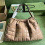 Gucci Deco medium tote bag in apricot leather 746210 - Default Title - View 2