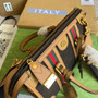 Gucci 715772 Small canvas top handle bag Brown leather - W27cm x H18cm x D14cm / Brown - View 7
