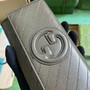 Gucci Blondie continental wallet 760302 in dark green leather - Default Title - View 5