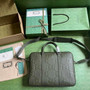 Gucci Jumbo GG Briefcase �?58573 In Green Leather