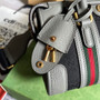 Gucci Mini canvas top handle bag 715771 Gray leather - W22cm x H15cm x D11cm / Gray - View 7