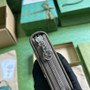 Gucci Blondie zip-around wallet 760312 in dark green leather