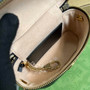 Gucci ‎�?99515 GG Marmont mini top handle bag Black leather