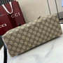Gucci GG Emblem medium tote bag 815214 in black fabric