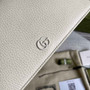 Gucci ‎497985 GG Marmont mini chain bag Beige leather - 8"W x 5"H x 1.5"D / Beige - View 4