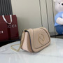 Gucci Blondie mini shoulder bag in light pink leather �?15711