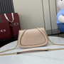 Gucci Blondie mini shoulder bag in light pink leather ‎815711 - Default Title - View 3