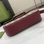 Gucci Horsebit 1955 Soft mini shoulder bag 815205 in wine red gg