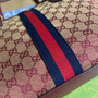 Gucci ‎631685 Ophidia GG medium tote Red Supreme canvas - Default Title - View 8