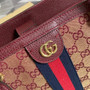 Gucci �?31685 Ophidia GG medium tote Red Supreme canvas