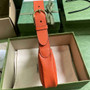Gucci 739076 Aphrodite mini shoulder bag in orange leather - Default Title - View 4