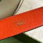 Gucci 739076 Aphrodite mini shoulder bag in orange leather - Default Title - View 7