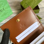 Gucci 723786 GG Matelassé card case wallet brown leather - W11cm x H17.5cm / brown - View 7