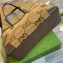 Gucci �?31685 Ophidia jumbo GG medium tote Camel GG leather