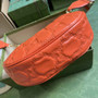 Gucci ‎739709 GG Matelassé small shoulder bag in orange leather - Default Title - View 3