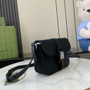 Gucci Mini GG crossbody bag �?02100 in black GG canvas