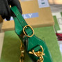 Gucci 699651 ‎Jackie 1961 mini shoulder bag Green patent leather