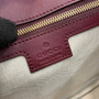 Gucci Blondie small top handle bag in wine red leather 815714