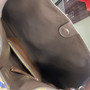Gucci B large shoulder bag, 815924 in coffee GG suede
