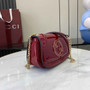Gucci Blondie mini shoulder bag in red patent ‎815711 - Default Title - View 2