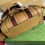 Gucci ‎Mini canvas top handle bag 715771 Light brown leather - W22cm x H15cm x D11cm / Light brown leather - View 8