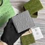 ‎Gucci ‎625559 GG embossed bi-fold wallet Gray - Default Title - View 1
