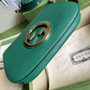 Gucci 699268 Blondie shoulder bag green leather