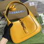 Gucci �?36709 Jackie 1961 small shoulder bag yellow leather