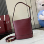 Gucci 73 mini bucket bag, 833665 in wine red leather